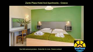 zante plaza hotel and apartments greece hotel holiday [upl. by Sadick619]