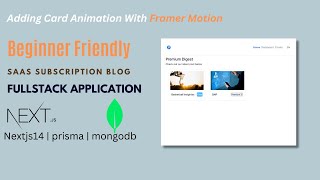 How to add card refresh Animation in Nextjs14 using framer motion  Quick Tutorial [upl. by Krysta457]