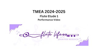 TMEA 20242025 All State Flute Etude 1 [upl. by Silvanus]