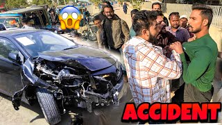 CAR ACCIDENT K BAAD PHADDA HOGAYA 😱  MISHKAT KHAN  VLOG [upl. by Otho]