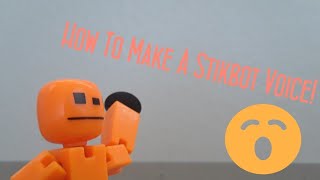 How to make a Stikbot Voice  Stikbot [upl. by Frymire]