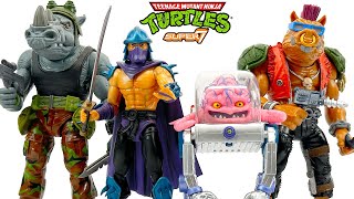 Super7 TMNT Ultimates Shredder Krang Bebop amp Rocksteady Review [upl. by Chrisy]