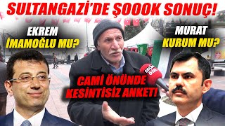 AKPnin Kalesi SULTANGAZİde Şaşkına Çeviren Seçim Anketi İmamoğlu mu Murat Kurum mu [upl. by Ibok]