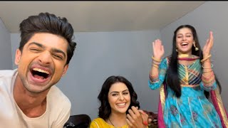 Udaariyaan Bts Fateh Tejo Jasmine Amrik  Abhisha vlogs  Udaariyaan [upl. by Casper]