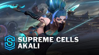 Supreme Cells Akali Wild Rift Skin Spotlight [upl. by Helsell947]