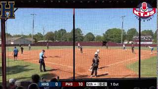 Hobart vs Pocola Softball 103 [upl. by Kinna]