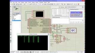 Real Time Clock DS1307 using I2C protocol  AVR microcontroller [upl. by Ahsad782]