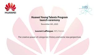 Huawei Young Talents Programme  Laurent Lafforgue [upl. by Annoirb971]