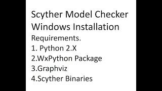 scyther tool installation on windows Scyther model checker installation on windows OS Formal Verif [upl. by Airbmat893]