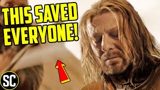 How NED STARKS DEATH Saved Westeros From the White Walkers  GAME OF THRONES Explained [upl. by Aronle]