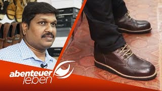 Maßgeschneiderte Schuhe für 50€ Indischer Schuhmacher im Test  Abenteuer Leben  kabel eins [upl. by Aleece]