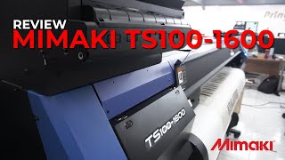 Printmate Luncurkan Mimaki TS100  1600 Mesin Cetak Sublimasi Untuk Entry Level [upl. by Ray]