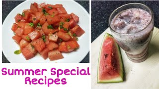 Watermelon Sharbatwatermelon saladSummer special recipesRefreshing recipes [upl. by Corrianne]