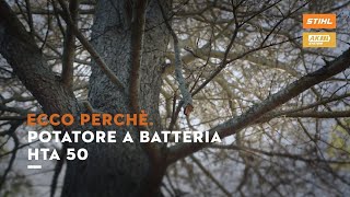 Potatore a batteria STIHL HTA 50 [upl. by Aicram]