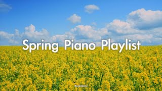 10시간 🌼따뜻한 봄에 어울리는 KPOP PIANO Playlist 🎹ㅣ수면 공부 카페 매장음악 [upl. by Marijn733]