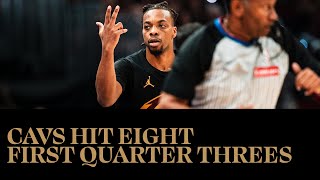 Cavs Hit Eight First Quarter Threes vs Lakers [upl. by Jim263]