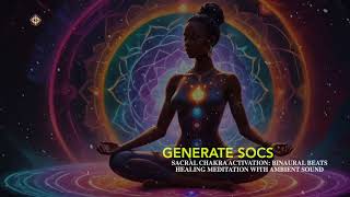 SACRAL CHAKRA ACTIVATION BINAURAL BEATS HEALING MEDITATION WITH AMBIENT SOUND [upl. by Hearn608]