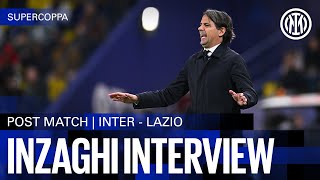 SIMONE INZAGHI INTERVIEW  INTER 30 LAZIO 🎙️⚫🔵 [upl. by Teak]