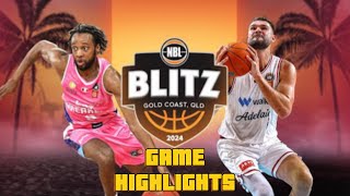 BNZ Breakers Vs Adelaide 36ers NBL Blitz 2024 Game Highlights [upl. by Pirzada617]