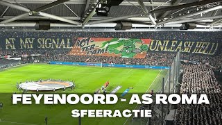 Sfeeractie Feyenoord  AS Roma 2024 [upl. by Velick]