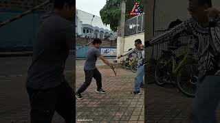 We need to do a familiarization exercise drillFilipino Martial ArtsJakmy Kali System [upl. by Ardnic]