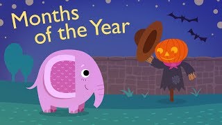 Months of The Year for Kids  Learn 12 Months of the Year  Kids Academy [upl. by Alysa]