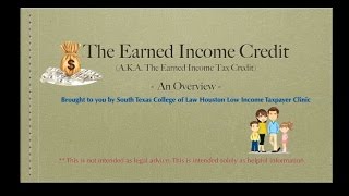 The Earned Income Tax Credit [upl. by Ahsuatal]