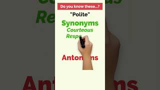 Common English Synonyms and Antonyms  🚫 basicenglishquiz [upl. by Mortie]