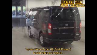 Toyota HiAce Super GL Model2020Purple ColorPush START hilltexsauto dhaka [upl. by Ahtanoj]