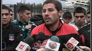 Delantero de Colo Colo reconoció amenazas de líder de la Garra Blanca [upl. by Nodnalb]