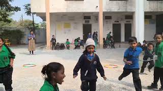 Run Run 🏃🏃🏃school run viralvideo studentactivity ring kidsvideo winter teacher play [upl. by Amsa]