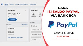 Cara Mengisi Saldo Paypal Lewat Bank BCA [upl. by Nanek]