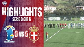 Calcio Serie D Gir G  Costa Orientale SardaSavoia 1908 00 Highlights [upl. by Otis]