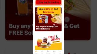 McDonalds offer ad McDonaldsIndiaOfficial McDonalds mcdonalds mcdonaldsoffer burger [upl. by Aeslehs]