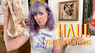 Womens Vintage Clothing Haul [upl. by Raddy366]