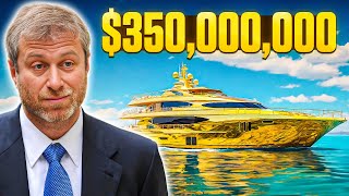 Inside Roman Abramovichs Insane BillionDollar Super Yacht Empire You Wont Believe This [upl. by Jonis]