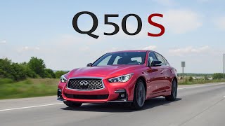 2018 Infiniti Q50 Red Sport 400 Review  More Grand Touring Than Sports Sedan [upl. by Acirrehs]