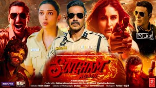 Singham Again Full Movie 2024  Ajay Devgn Akshay Kumar Ranveer Singh Kareena K  Facts amp Review [upl. by Sudnak]