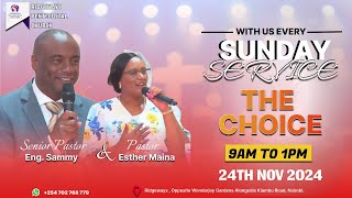 RIDGEWAYS PENTECOSTAL CHURCH Live Stream Sunday First ServiceTHE CHOICE 24th November 2024 [upl. by Puduns]