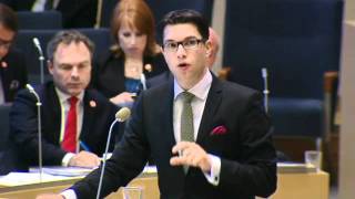 Partiledardebatt Oktober 2011 Jimmie Åkesson SD [upl. by Lowery483]