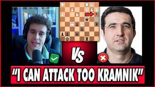 Daniel Naroditsky DESTROYS Vladimir Kramnik w Aggressive A Pawn [upl. by Oad]