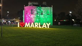 Winter lights at Marlay Park Dublin [upl. by Euqinahc294]