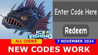 ALL CODES WORK Ice Fishing Simulator ROBLOX  NEW CODES  NOVEMBER 7 2024 [upl. by Wattenberg]