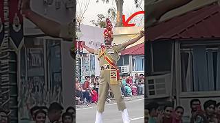 Power Of BSF Jawan💪🏻🇮🇳💯 wagahborder attariborder indiavspakistan indvspak parade attari [upl. by Mor]