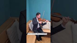 Prof ANTON SOROKOW about DYNAMO strings for VIOLIN [upl. by Yhtak]