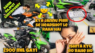 Kya Motovloggerjannustunts Purchased Headshot😜DANIKRAJPUT controversy🤬Finally Z900 mil gayi😕 [upl. by Thorvald]