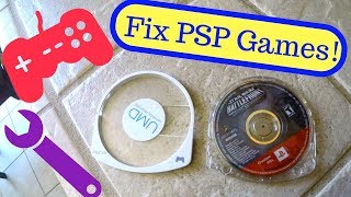 How to Fix UMD Games for PSP  Make Discs Read Again [upl. by Haldas]