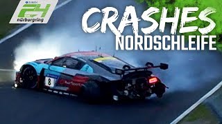 Crazy Crashes on the Nürburgring Nordschleife  24hRace 2018 [upl. by Ushijima]