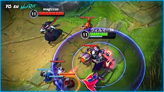 DARIUS vs YONE  3  BARON LANE  LEAGUE of LEGENDS WILD RIFT [upl. by Airalav]