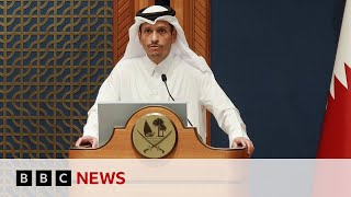 Qatar PM says ‘very minor’ obstacles to hostage release deal remain  BBC News [upl. by Hayley835]